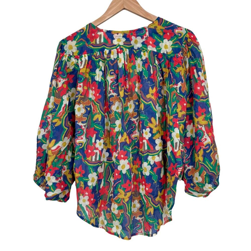 MOTHER Multicolor Floral Blouse - Picture 3 of 5